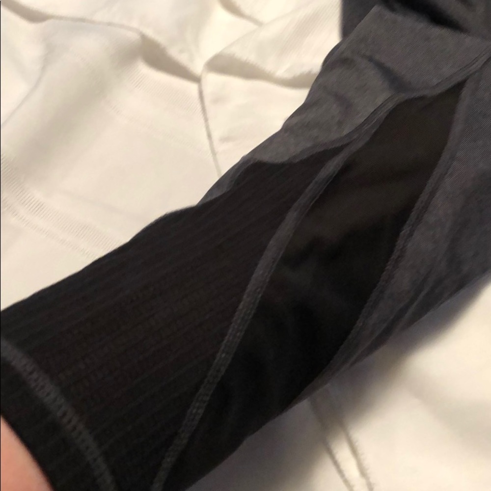 NWT Reebok Skinny Capri pants charcoal gray xs - Picture 2 of 7
